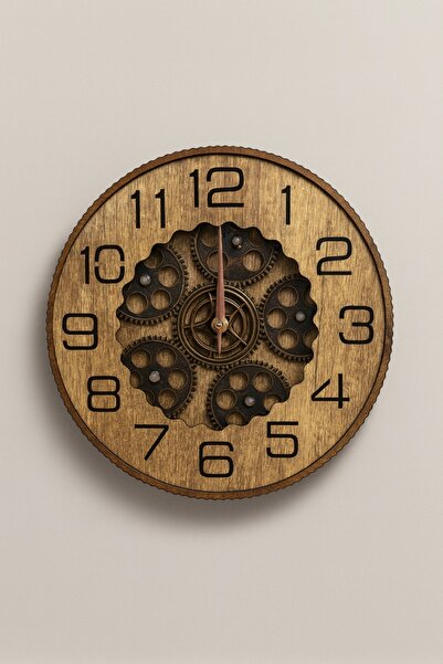 OEM Ceas Perete de Lemn cu Mecanism Alderon