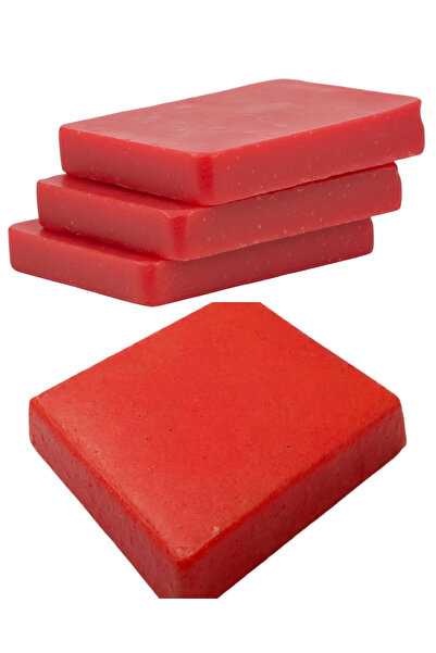 Pars Hazır 1 Kilogram KIRMIZI RENKLİ Ham ALMAN PARAFİNİ (Mum Yapım Malzemesi)