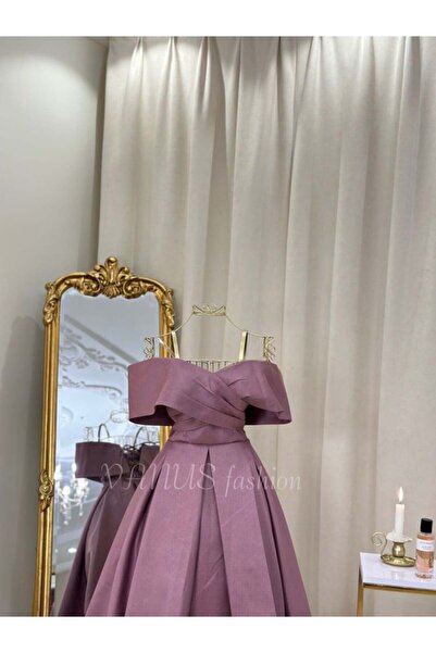 vanus fashion فستان سهرة ميدي ( 3 الوان) 4206