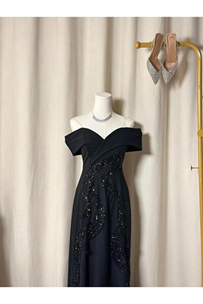 vanus fashion فستان سهرة طويل 4634