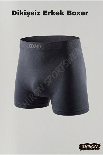 Shiron Sportswear&Company Dikişsiz Seamless Erkek Boxer - Yüksek Konfor Spor ...