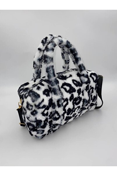 Marvelis Ponçi̇k Plush Hand and Shoulder Women's Bag