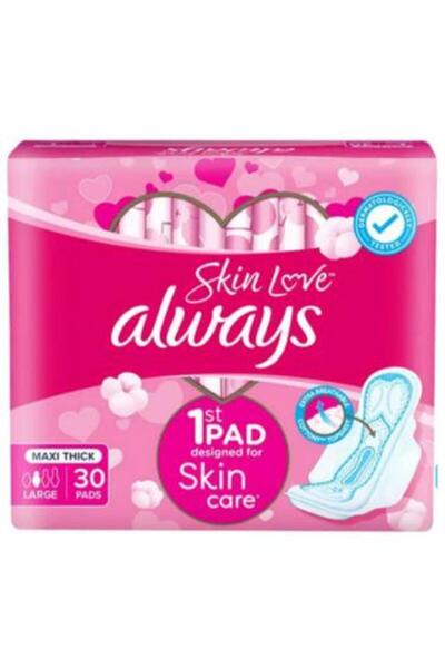 Always فوط صحية كبيرة وسميكة للغاية مزودة بأجنحة، 30 فوطة