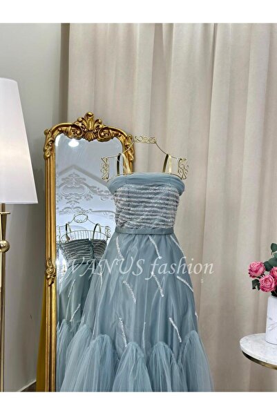 vanus fashion فستان طويل 4481