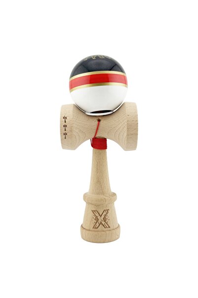 LEIBOO Kendama SUPER STYKY - ROYAL SPIKE Big Cup V3, Lemn, 18 cm, Roșu
