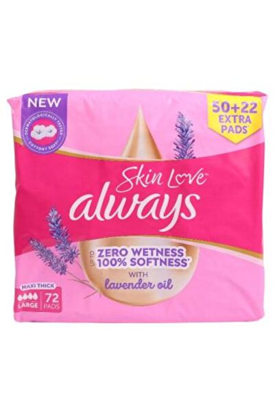 Always Oulizes skin soft cotton sanitary napkins for sensitive skin maxi thic...