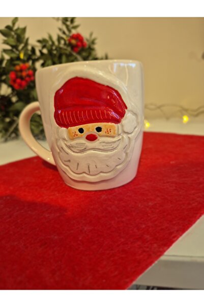 hayal atölyem Seramik Noel Babalı Kupa