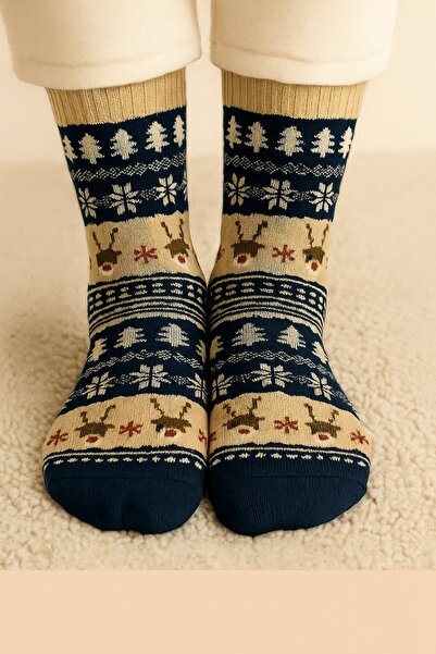 Katia&Bony Unisex new year's themed towel sock