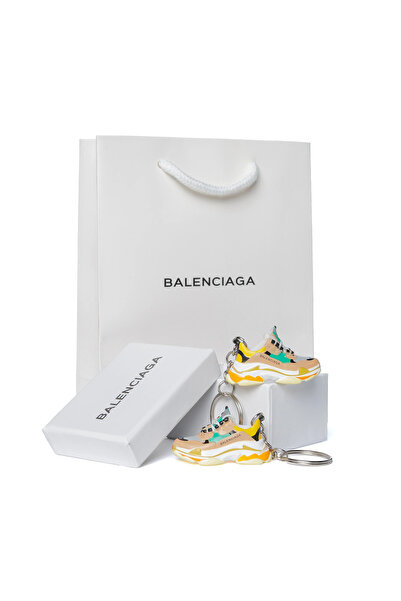 Balenciaga Triple S Multicolor Keychain Set, Box and Bag