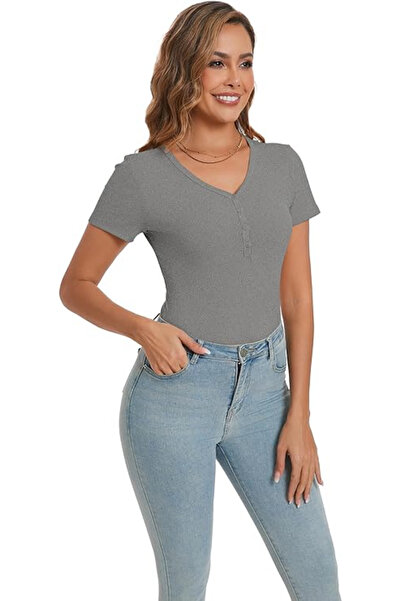 OEM Women's summer bodysuit, gray S