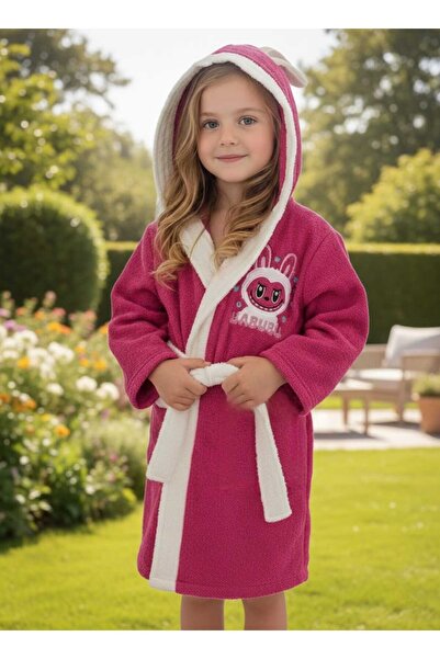 zavera for kids Halat de baie unisex pentru copii Labubu - 100% bumbac organic