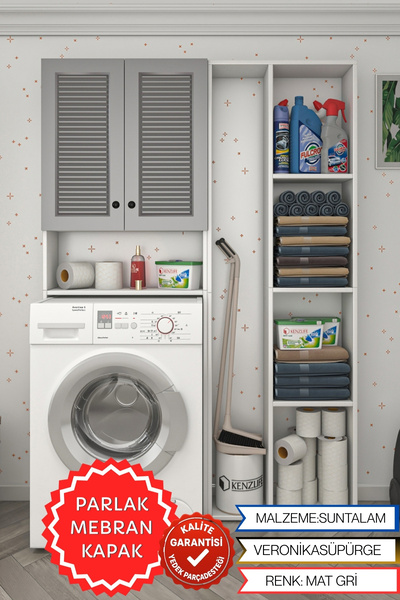 Kenzlife membran çamaşır makinesi dolabı veronikasüpürge gribyz panjur 180*12...