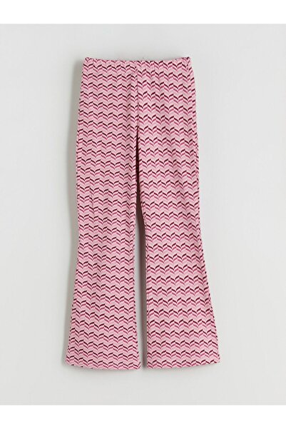 LC Waikiki LCW Παιδικό κολάν με ελαστική μέση ισπανικό πόδι για κορίτσια