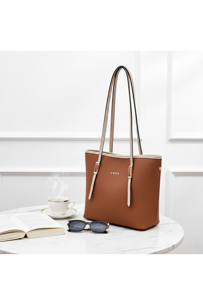 MY VİNTAGE حقيبة يد نسائية بتصميم أنيق وحجم داخلي كبير، حقيبة كتف نسائية