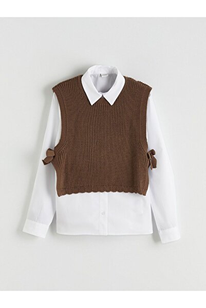 LC Waikiki LCW Детска блуза с дълъг ръкав за момичета