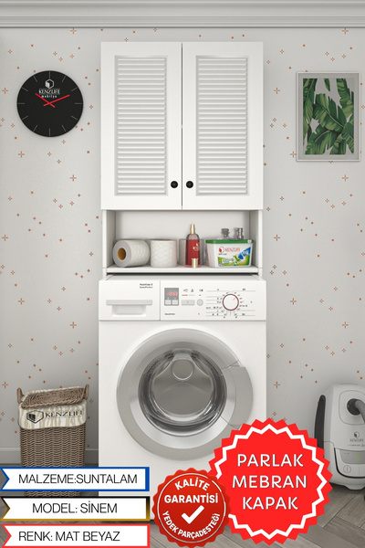 Kenzlife membran çamaşır makinesi dolabı sinem byzbyz panjur 180*066*30 mebra...