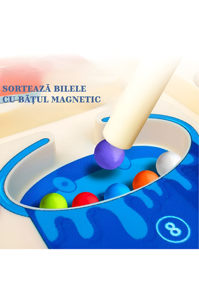 OEM Joc Educativ Magnetic cu Bile – Sortare pe Culori & Numărare | Labirint Montessori pentru Copii