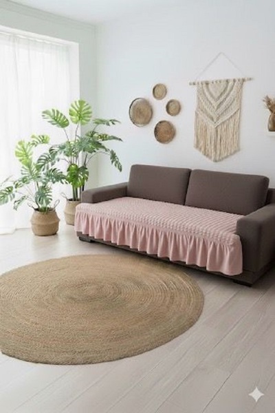 SENNORA 3-Seat Sofa Seating Area Cover – Seating Area Only – with Skirt – Fle...