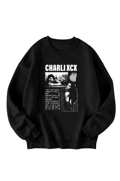 SVART WEAR Charli XCX Брат з принтом Oversize Unisex Світшот
