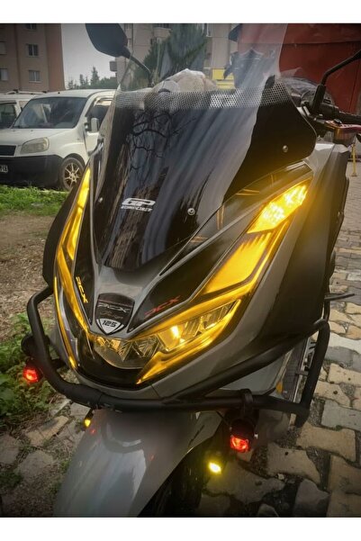 MotoFolyocum Honda Pcx 125 Sinyal Kapatan Model KARARTMALI SİYAH + RENKLER