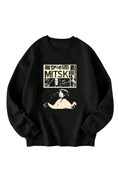 SVART WEAR Mitski Printed Oversized Unisex Sweatshirt