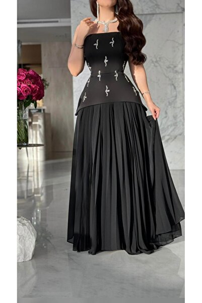 STAYILK DRESSES فستان سهرة بتدخيلة كرستال