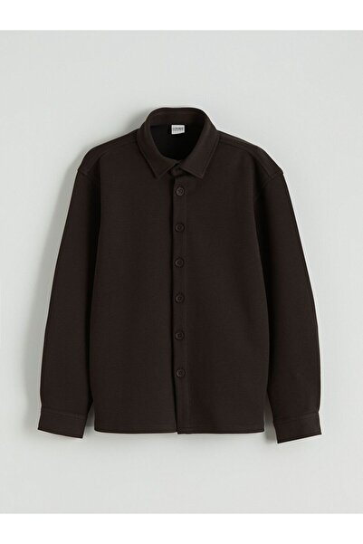 LC Waikiki Cămașă Lcw Kids Basic cu mânecă lungă pentru băiat