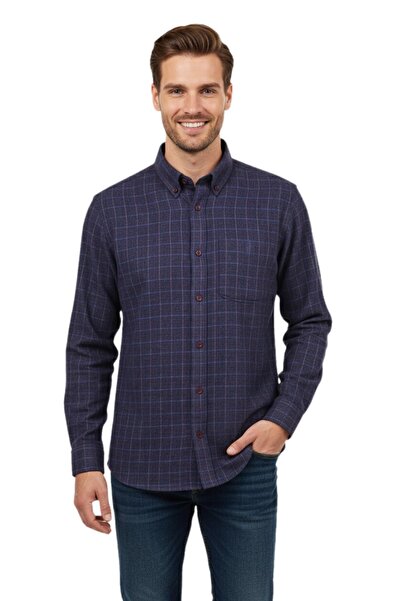 KAMER Men's Plus Size Winter Long Sleeve Shirt 33531 Bgl-St04801