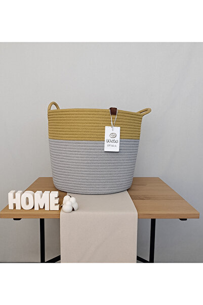 Efuliz Home Multi-Purpose Jute-Wicker Basket Set, Bathroom-Laundry-Dirty Clot...