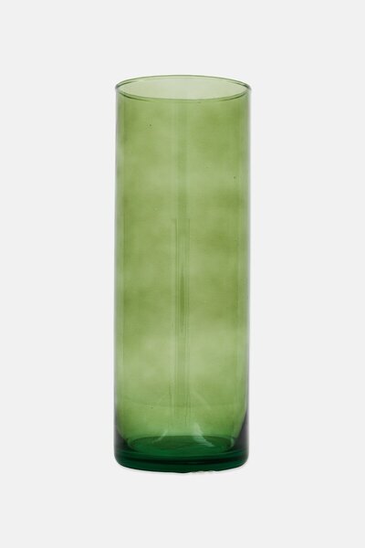 Muy Mucho مزهرية زجاجية 2270 مل، خضراء