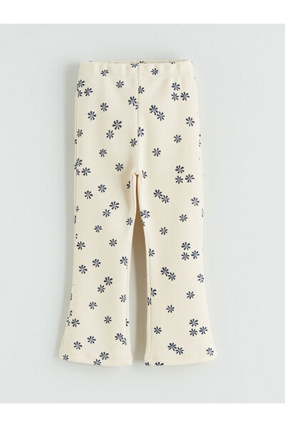 LC Waikiki Μπεζ κοριτσίστικο κολάν με ελαστική μέση