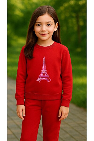 playwear سترة رياضية EYFEL مطبوع للفتيات والأولاد برقبة دائرية3 4-5-6-7-8-9-1...