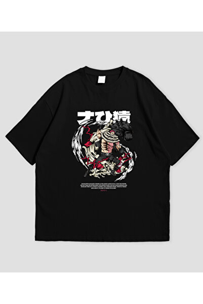 SVART WEAR تي شيرت ون بيس كاتاكوري مطبوع قصة فضفاضة للجنسين