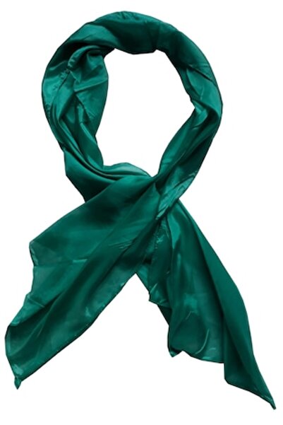 Lakshmi eșarfă de mătase, verde, 160 x 60 cm