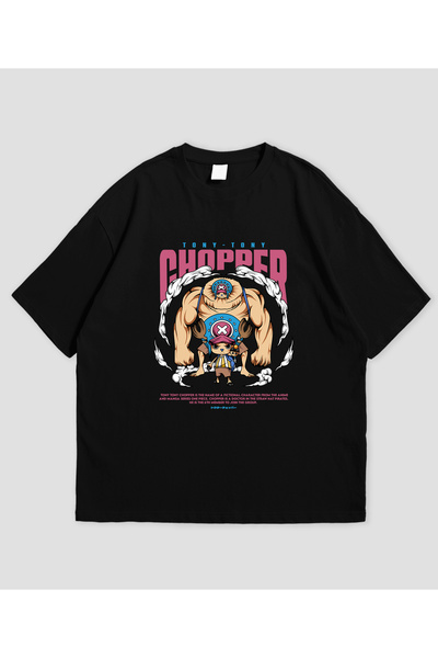 SVART WEAR تي شيرت ون بيس تشوبر مطبوع قصة فضفاضة للجنسين