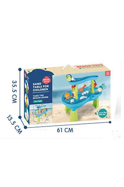 Baby Children's water and sand play table with waterfall and sea toys – fun a...