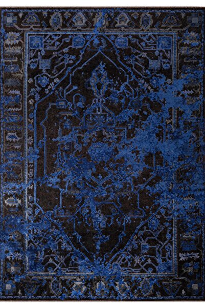 BM Home MONARCH ERA SAKS MAVİSİ - LACİVERT - ANTRASİT - SİYAH 200X300 CM HALI