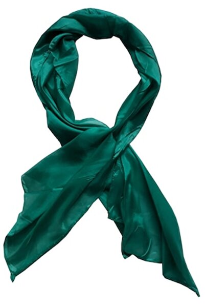 Lakshmi eșarfă de mătase, verde, 90 x 90 cm