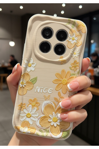 Rivor غطاء حماية لكاميرا هاتف شاومي ريدمي نوت 14 برو بلس+ مع نقش ثلاثي الأبعا...