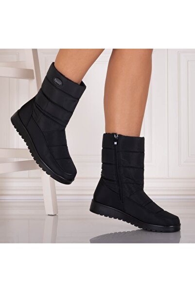 Botinelli Women's Black Fur-lined Boots from Fas Ramola, 42