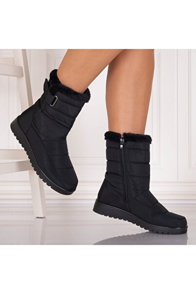 Botinelli Women's Black Furry Boots from Fas Valira, 39