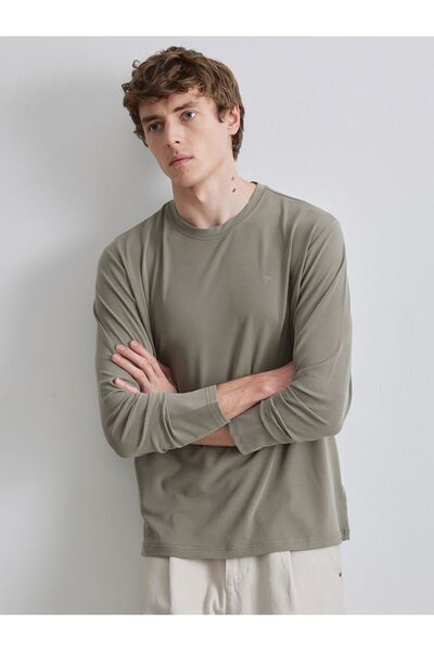 LC Waikiki LCW Vision guler rotund pentru bărbați Swea tricou