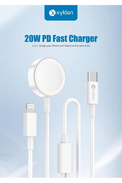 Xyklon شاحن ساعة USB-C سريع الشحن، متوافق مع جميع ساعات أبل