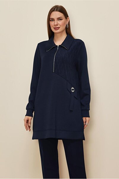 Alvina Shirt Collar Tracksuit Tunic 46041