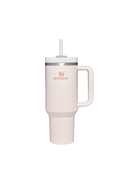 Hype Store Quencher Thermos Cup with Straw, 1.18 Liter, Pink Quartz (Rose Qua...