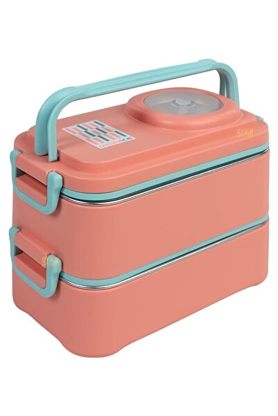 Hepta Collection e 1200ml Lunchbox 2 Katlı 4 Bölmeli Mini Kaseli Çelik Sefer ...