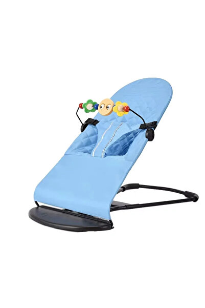 ABYZ Balansoar pentru bebeluși din plastic durabil, potrivit pentru vârste între 0 și 12 luni, albastru