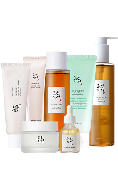 Beauty of Joseon مجموعة البشرة المتألقة: زيت منظف، رغوة، خلاصة، سيروم للعين، ...
