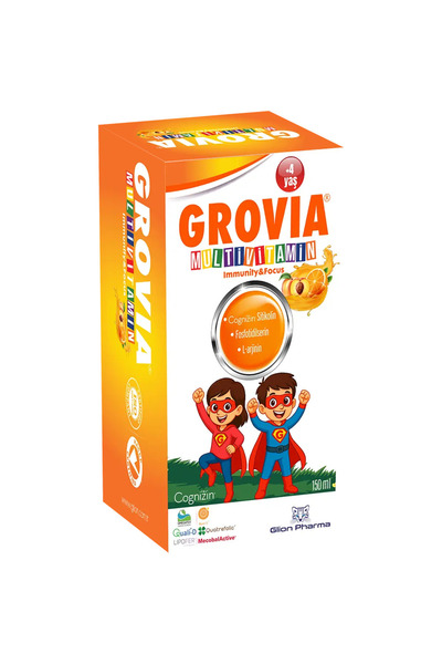 Glion Pharma GROVIA MULTİVİTAMİN ŞURUP