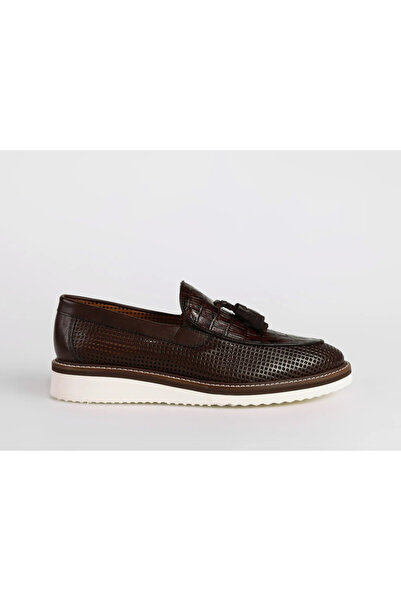 UniqCrafter 9499- Men's Leather Shoes Brown